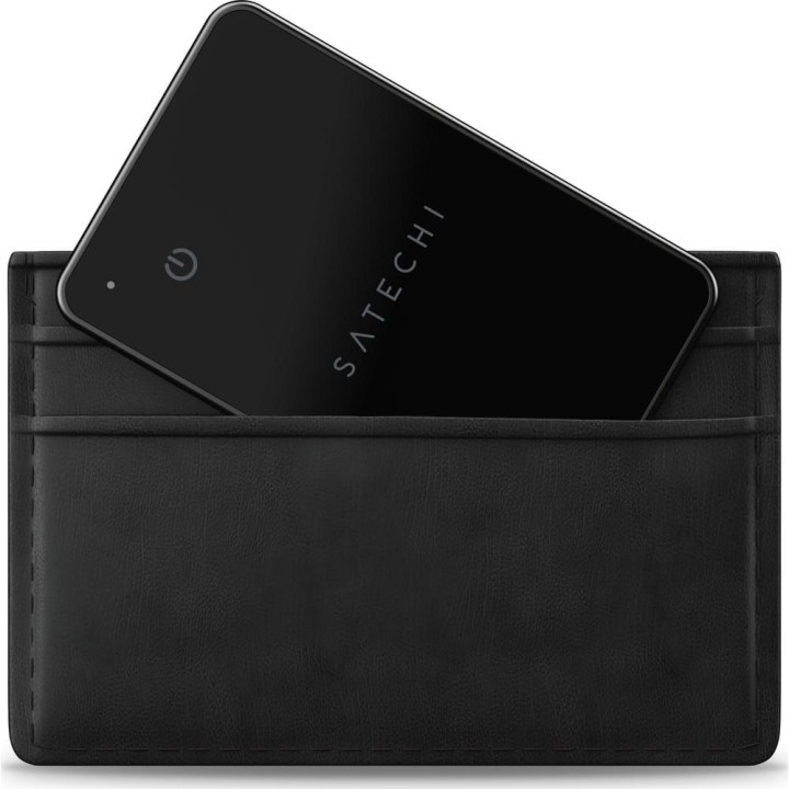 Lokalizator zgodny z Apple Find My Satechi FindAll Wallet Card w formie karty ST-LFAWCK czarna