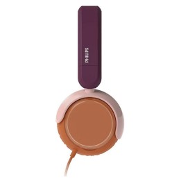 Headphones wired on-ear Jack 3,5 mm Philips for kids TAK2000MP/00 purple