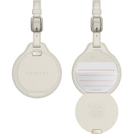 Lokalizator сумісний з Apple Find My Satechi FindAll Luggage Tag у формі підвіски для багажу з веганської шкіри ST-LFALTW