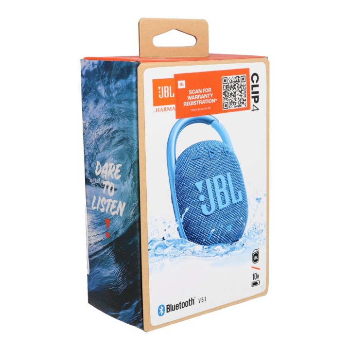 Speaker wireless 5W 10h JBL CLIP 4 ECO blue