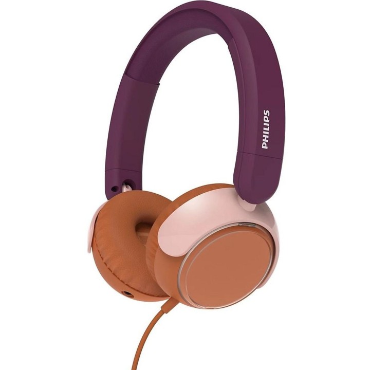 Дротові накладні навушники Jack 3,5 mm Philips для дітей TAK2000MP/00 фіолетові