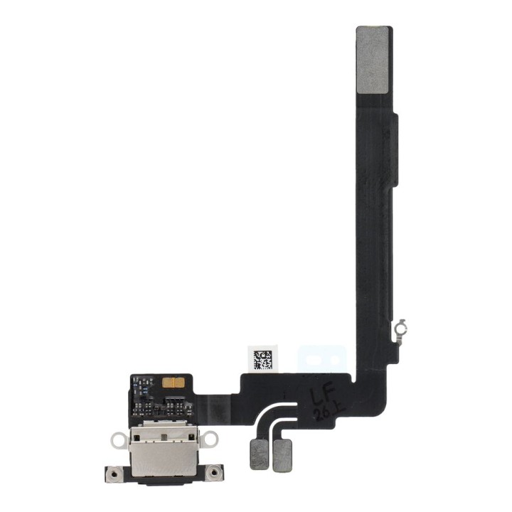 Шлейф зарядки USB для IPHONE 16 Pro Max черный (демонтаж)