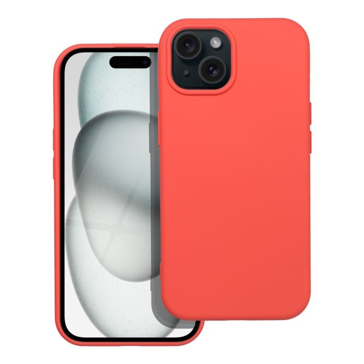 Etui na iPhone 15 Silicone brzoskwiniowe
