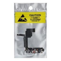 USB charging flex cable for IPHONE 15 Pro black (pulled)