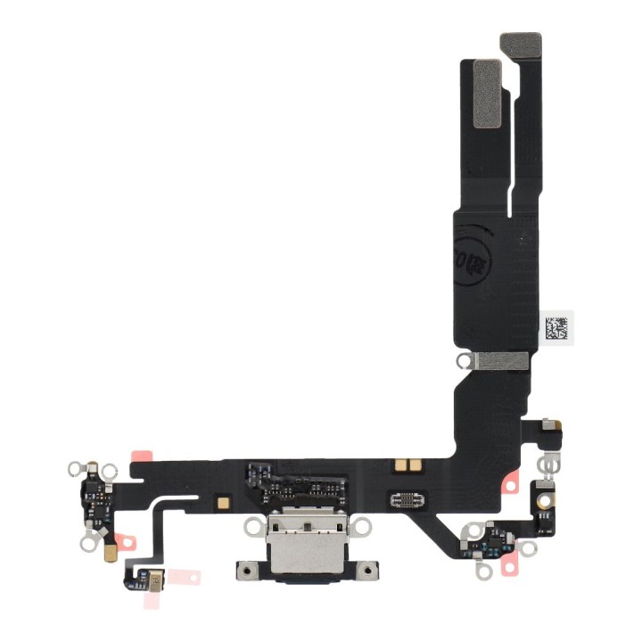 USB charging flex cable for IPHONE 16 black (pulled)