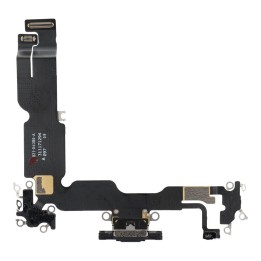 Шлейф зарядки USB для IPHONE 15 Plus чорний (демонтаж)