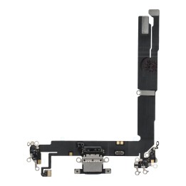 Шлейф зарядки USB для IPHONE 16 Plus черный (демонтаж)