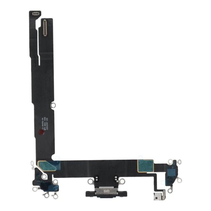 USB charging flex cable for IPHONE 16 Plus black (pulled)