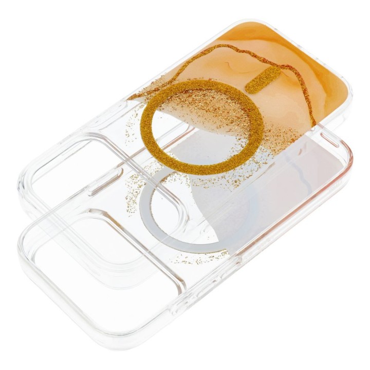 Etui na iPhone 17 Golden zgodne z MagSafe złote