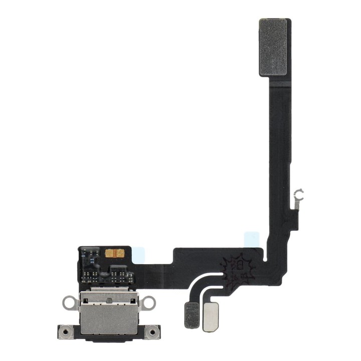 Шлейф зарядки USB для IPHONE 16 Pro черный (демонтаж)