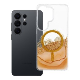 Чохол для Samsung S26 ULTRA Golden сумісний з MagSafe золотий