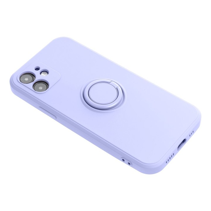 Чохол для iPhone 15 PRO Silicone Ring фіолетовий