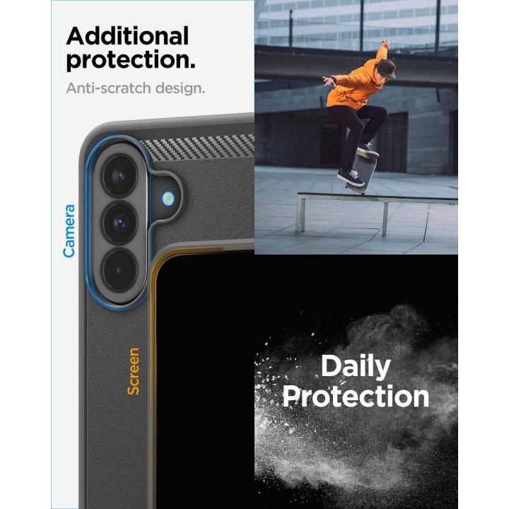 Чохол для Samsung A37 5G Spigen Rugged Armor чорний