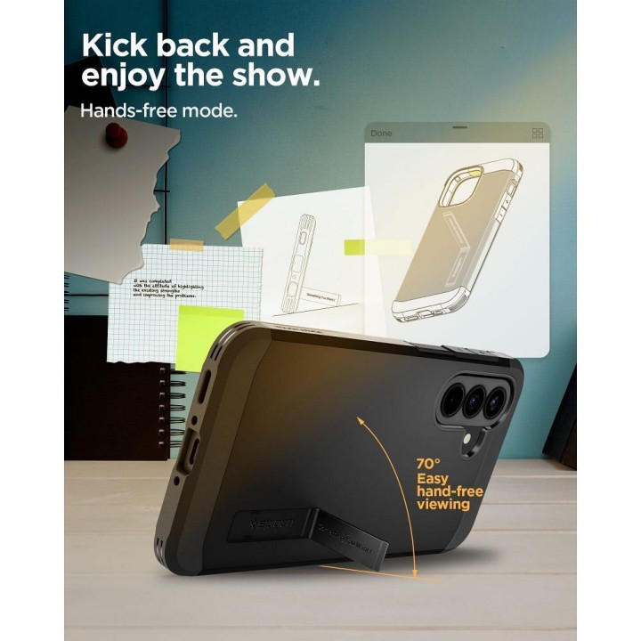 Etui na Samsung A37 5G Spigen Tough Armor czarny