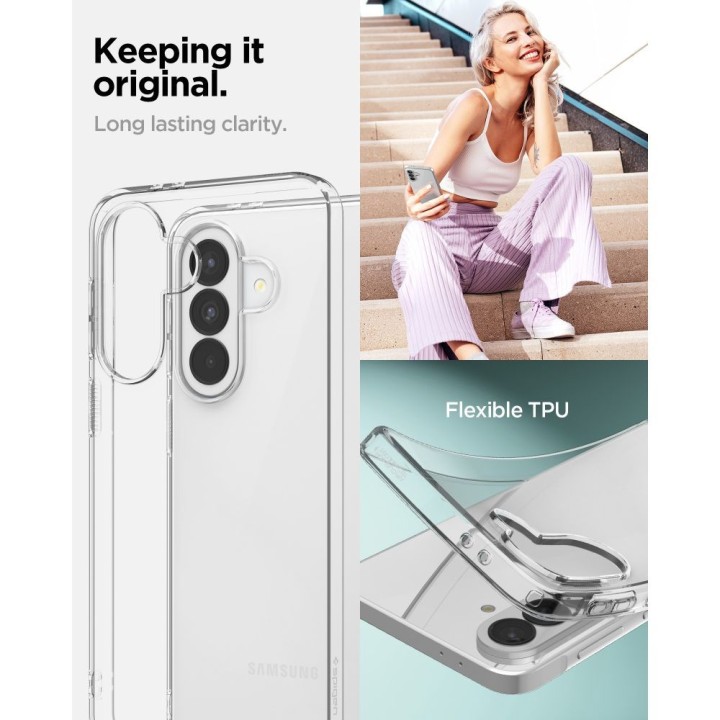 Чохол для Samsung A37 5G Spigen Liquid Crystal прозорий
