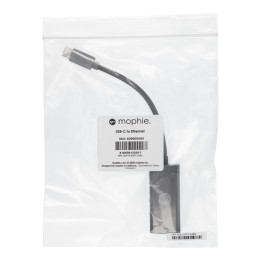 Adapter Ethernet RJ45 (żeński) do Typ C (męski) Mophie adapter szary