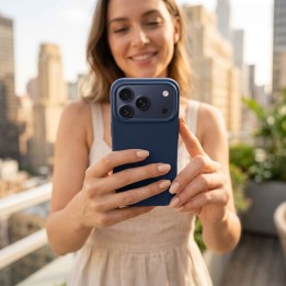 Case for iPhone 13 Easy Dual blue