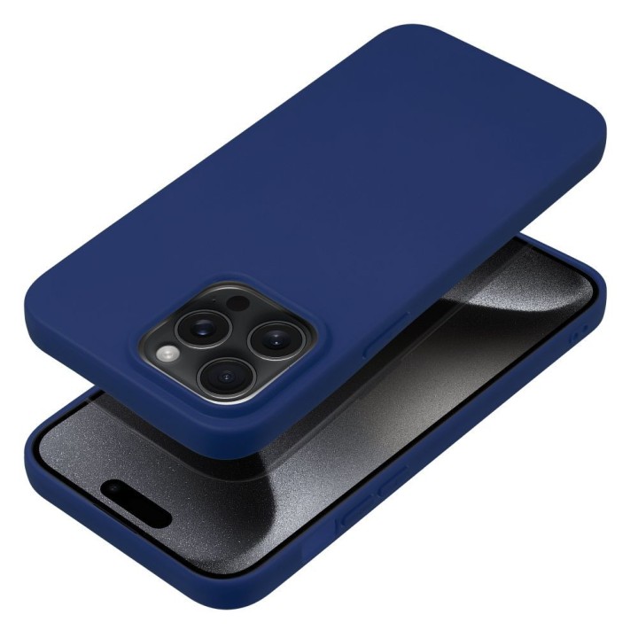 Чохол для iPhone 15 PRO MAX Soft темно-синій
