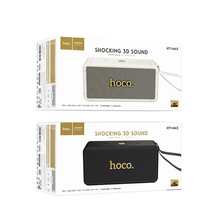 Bluetooth-колонка Hoco HT1 Max 2 × 20 В черный