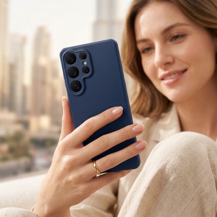 Чехол для Samsung S25 Easy Dual синий