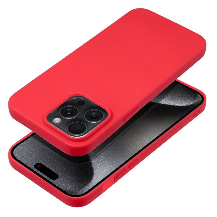 Чохол для iPhone 15 PRO MAX Soft червоний