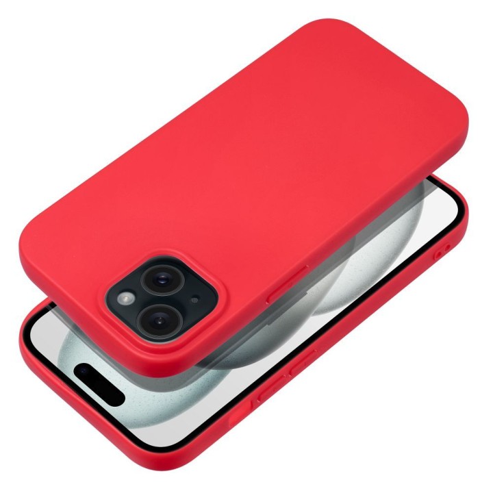 Case for iPhone 15 Soft red