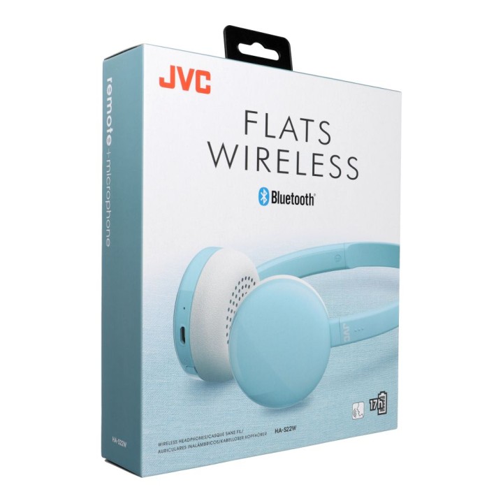Wireless headphones on-ear JVC HA S22W blue