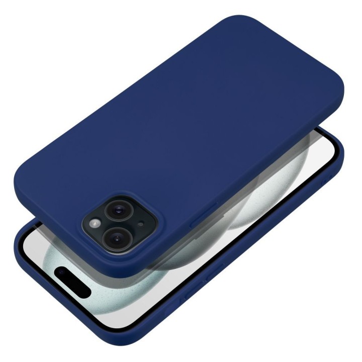 Чехол для iPhone 15 PLUS Soft темно-синий