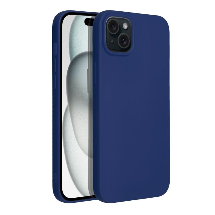 Etui na iPhone 15 PLUS Soft ciemnoniebieskie