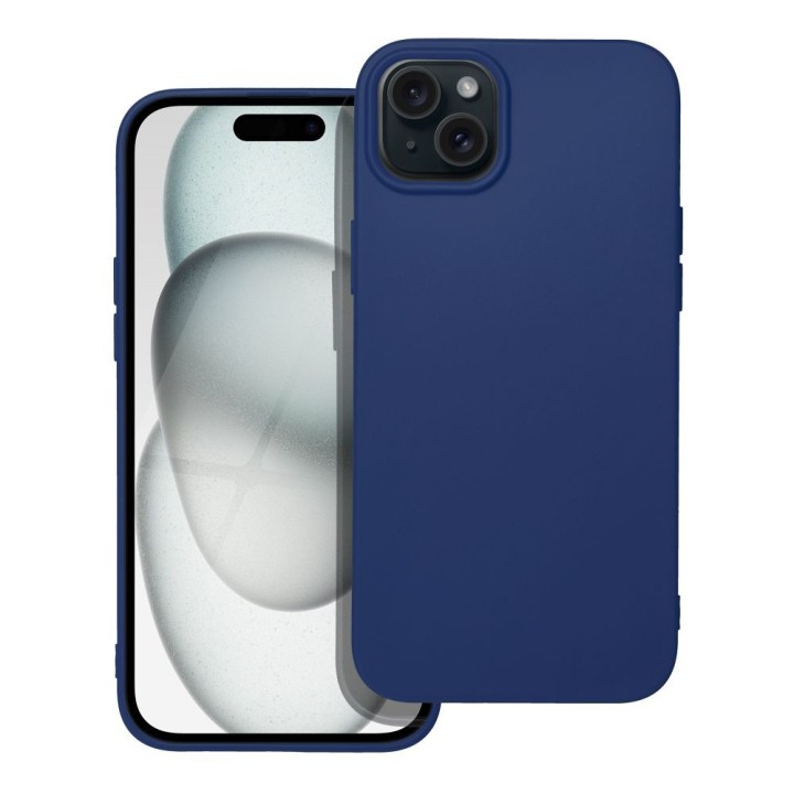 Чохол для iPhone 15 PLUS Soft темно-синій