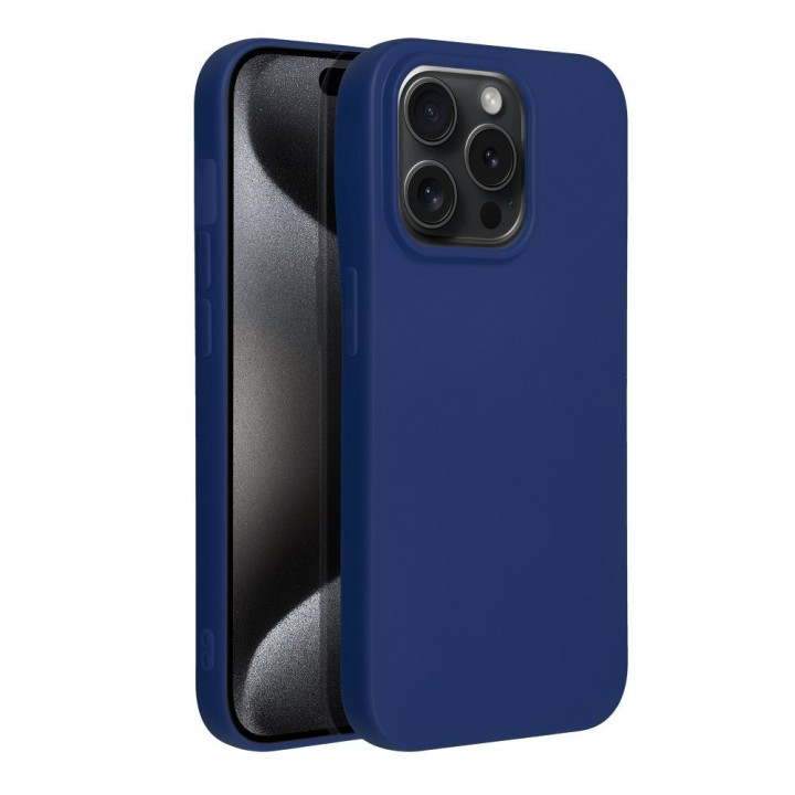 Чохол для iPhone 15 PRO Soft темно-синій