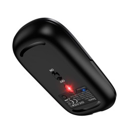 Myszka bezprzewodowa dual-mode (Bluetooth, 2.4G) 1600 dpi Hoco GM43 szara