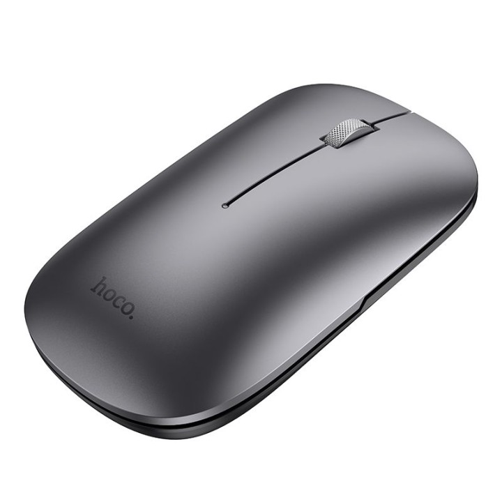 Миша бездротова dual-mode (Bluetooth, 2.4G) 1600 dpi Hoco GM43 сіра