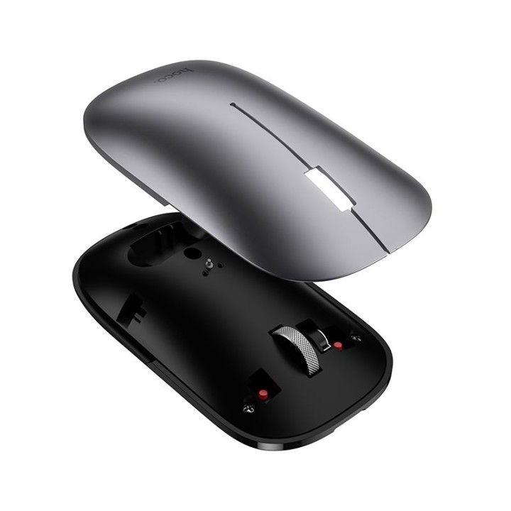 Wireless mouse dual-mode (Bluetooth, 2.4G) 1600 dpi Hoco GM43 grey