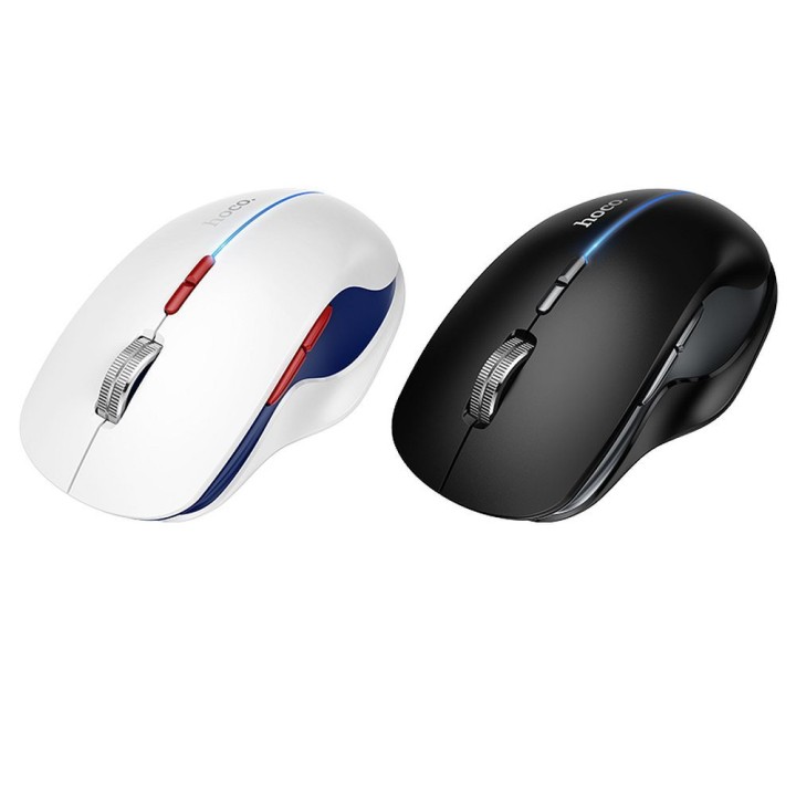 Миша бездротова dual-mode (Bluetooth, 2.4G) 1600 dpi RGB Hoco GM40 чорна