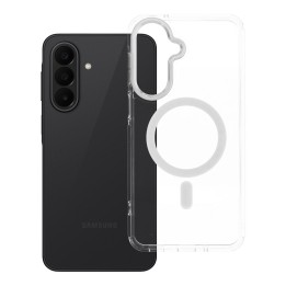 Case for Samsung A27 Frame Clear Hybrid Mag Cover MagSafe compatible transparent