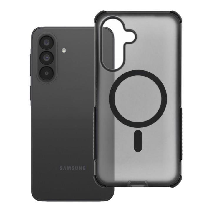 Чохол для Samsung A37 Forcell F-Protect BumperX Premium сумісний із MagSafe чорний 0INT