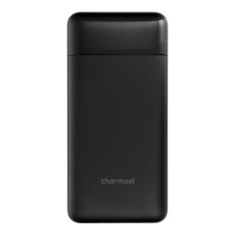 Повербанк PD3.0 3A 22,5W 20000 mAh со встроенными кабелями USB A / USB C / Lightning / Micro USB Charmast W2089 черный 0INT