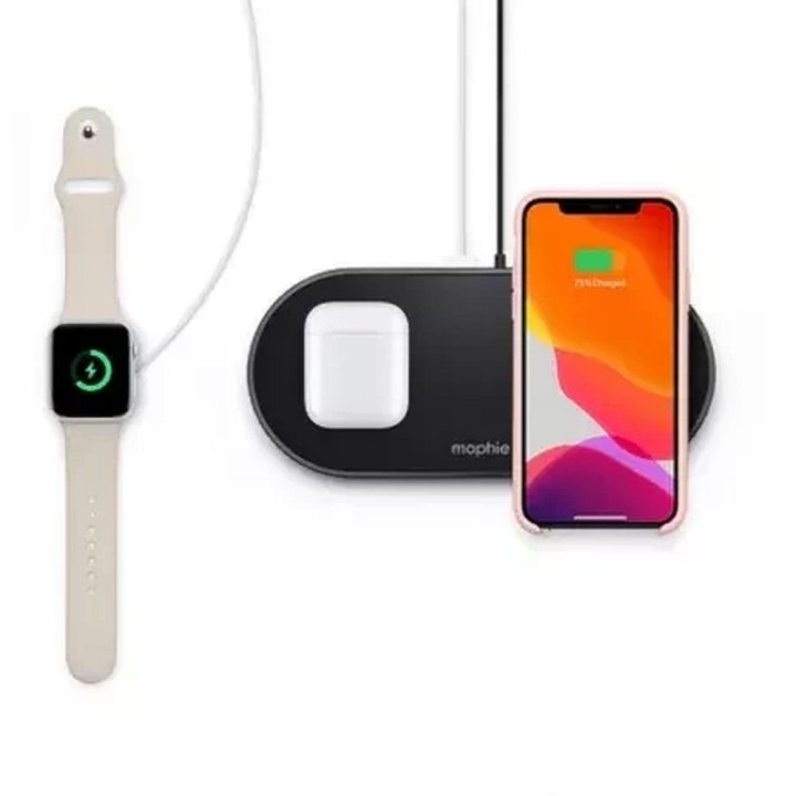 Ładowarka indukcyjna 2x10W Mophie Universal Wireless Dual czarna