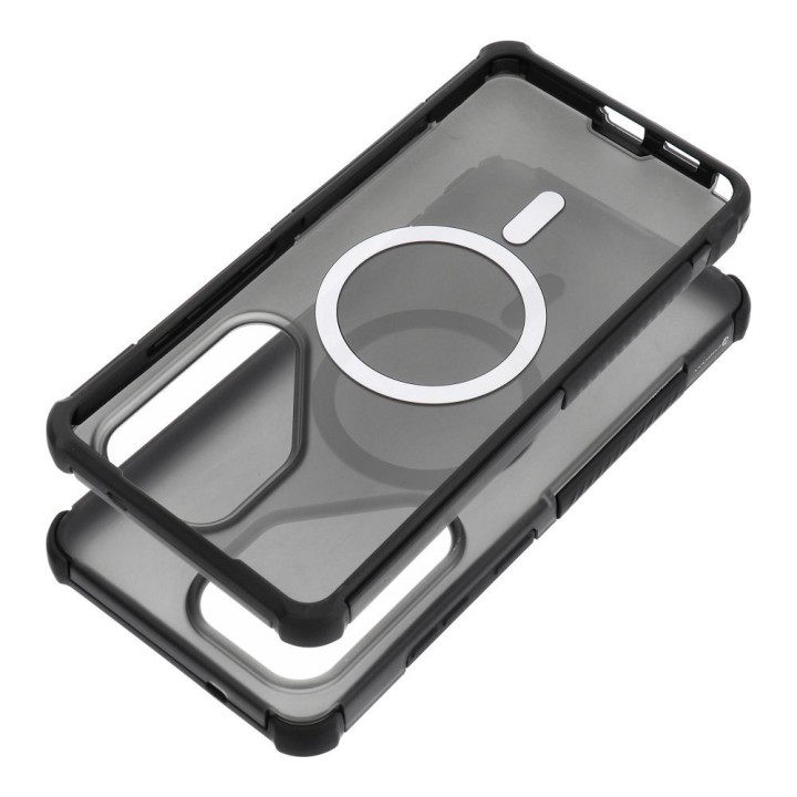 Case for Samsung A37 Forcell F-Protect BumperX Premium compatible with MagSafe black 0INT