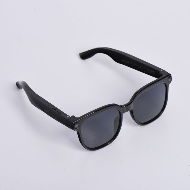 Smart glasses AI with music and recording, tinted lenses TITMO G-200 black