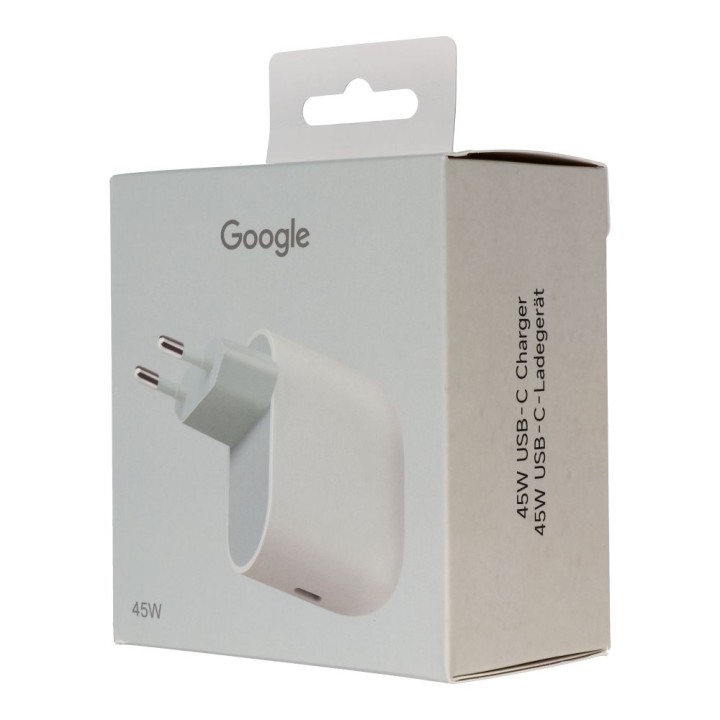 GOOGLE оригинальная сетевое зарядное устройство Тип C PD 45W GA05732 белый блистер