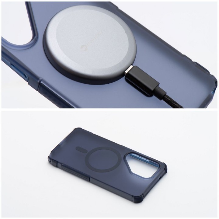Case for Samsung A57 Forcell F-Protect BumperX Premium MagSafe compatible navy blue 0INT