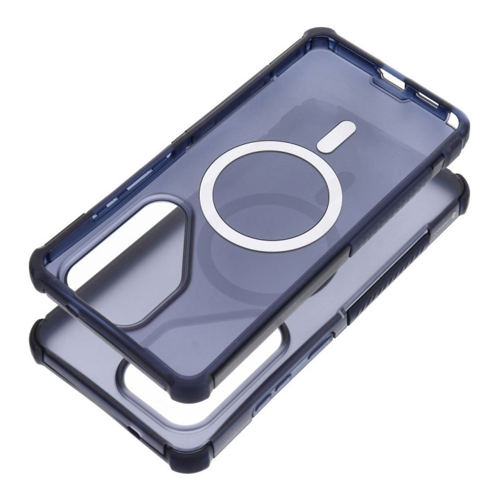 Case for Samsung A57 Forcell F-Protect BumperX Premium compatible with MagSafe navy blue 0INT