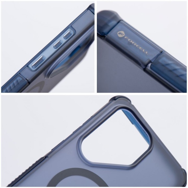 Case for Samsung A37 Forcell F-Protect BumperX Premium compatible with MagSafe navy blue 0INT