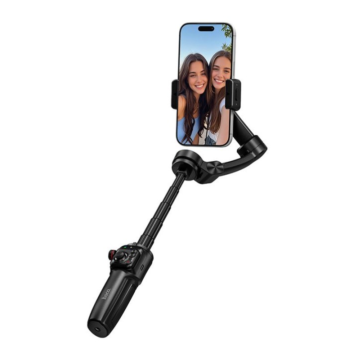 Gimbal with 3-axis stabilization and wireless remote control Hoco K91 black