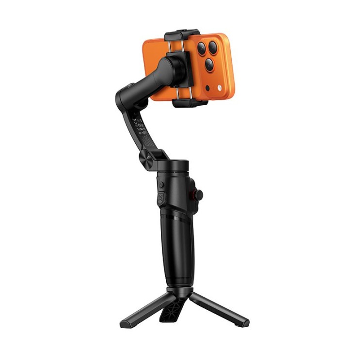 Gimbal with 3-axis stabilization and wireless remote control Hoco K91 black