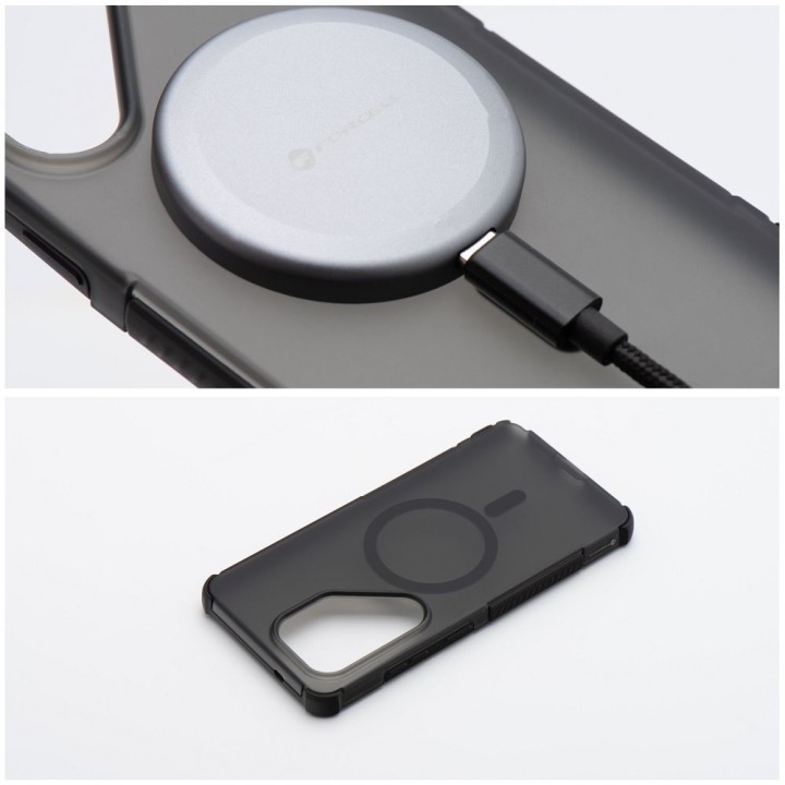 Case for Samsung A57 Forcell F-Protect BumperX Premium MagSafe compatible black 0INT