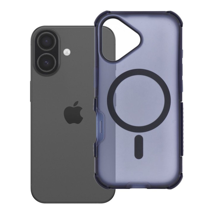 Case for iPhone 17 Forcell F-Protect BumperX Premium MagSafe compatible navy blue 0INT