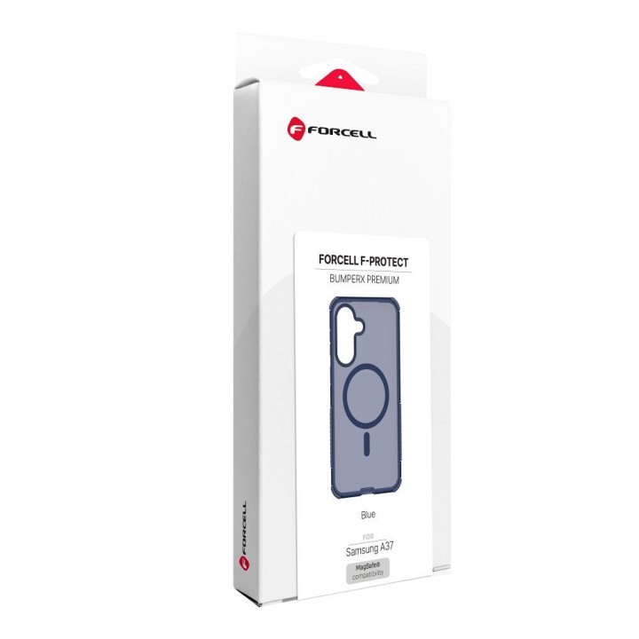 Case for Samsung A37 Forcell F-Protect BumperX Premium compatible with MagSafe navy blue 0INT